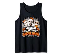 Medical Receptionist Ghoul Gang Halloween Healthcare Admin Tank Top