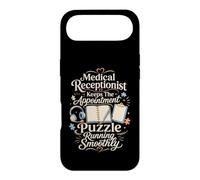 Medical Receptionist Keeps The Appointment Puzzle On Track Case for iPhone Air