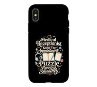 Medical Receptionist Keeps The Appointment Puzzle On Track Case for iPhone X/XS