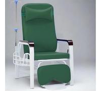 Medical Recliner Chair with Side Storage Basket, Half & Full Reclining with Armrests and IV Pole Stand for Blood Draw and Phlebotomy
