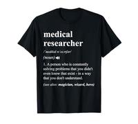 Medical Researcher Funny Dictionary Definition T-Shirt