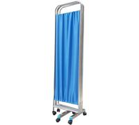 Medical Room Divider, 6ft Tall Rotating Hospital Room/Large Classroom/Dorm Room Divider With Universal Wheel, Office Privacy Waterproof Fabric Separation Panel(Size:5panel-w250cm/98.4in)