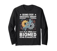 Medical Science Successful Surgery Tired Biomedical Engineer Long Sleeve T-Shirt