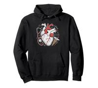 Medical Scribe Stethoscope Keyboard Hybrid Clinical Pullover Hoodie