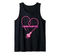 Medical Sonography Diagnostic Heart Sonographer Tank Top