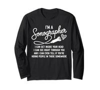 Medical Sonography Diagnostic I'm A Sonographer Long Sleeve T-Shirt