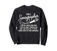 Medical Sonography Diagnostic I'm A Sonographer Sweatshirt