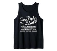 Medical Sonography Diagnostic I'm A Sonographer Tank Top
