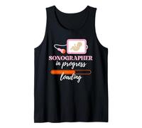 Medical Sonography Diagnostic in Progress Sonographer Tank Top