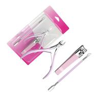 Medical Stainless Steel Cuticle Nipper Set 3 Rust Resistant Easy Sterile Ergonomic Grip Nail Tools Professional Manicure Riser Stainless Steel