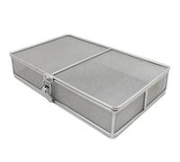 Medical Stainless Steel Disinfection Basket - Perforated Sterilization Tray for Surgical Instruments