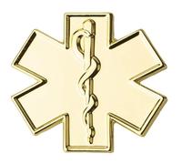 Medical Star of Life Enamel Lapel Pin - 2.3 x 2.3 cm Metal Badge - EMS, Paramedic, and Healthcare Professional Accessory