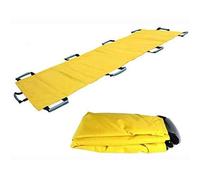Medical Stretcher, Emergency Ems Patient Mover, Soft Stretcher, Double Thick Oxford Cloth Fabric With Portable Medical Stretcher, Emergency Litter Stretcher - Yellow 10 Handles - 350 Lbs