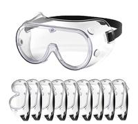 Medical Stuff Ltd Safety Goggles PPE Protective Eyewear Glasses With Vents adustable back fits over glasses (10)