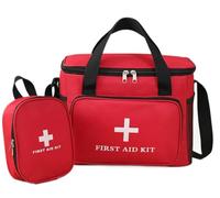 Medical Supplies Bag Portable Large Emergency Bag Empty, Nurse/Professional First Aid Bag, Professional Empty First Responder Bag for General Practitioners, Home Care, Travel A