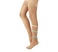 MEDICAL SUPPORT HOLD UP | 18-22 mm/Hg GRADUATED COMPRESSION STOCKING | S, M, L , XL | BLACK, SKIN | MADE IN ITALY | (M, SKIN)