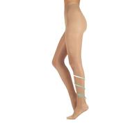 MEDICAL SUPPORT TIGHTS | 10-14 mmHg GRADUATED COMPRESSION PANTYHOSE | 140 DEN | BLACK, SKIN | MADE IN ITALY | (XL, SKIN)
