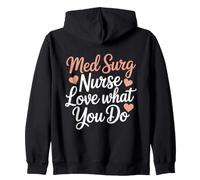 Medical Surgical Nursing RN Med Surg Nurse Zip Hoodie