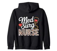 Medical Surgical Nursing RN Med Surg Nurse Zip Hoodie
