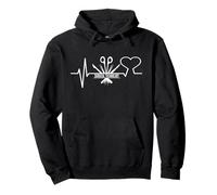Medical-Surgical-Technologist Heartbeat Surgical Technology Pullover Hoodie