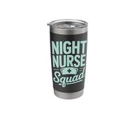 Medical Team Night Shift Nurse Crew Overnight RN Stainless Steel Insulated Tumbler