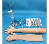 Medical Training Arm for IV Insertion, Blood Draw, and Venipuncture Practice with Replaceable Skin