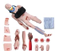 Medical Training Model for Patient Care, Adjustable Neck Brace for Spinal Injury Simulation, Educational Tool for Healthcare Professionals