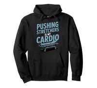 Medical Transfer Flower Floral Patient Transport Pullover Hoodie