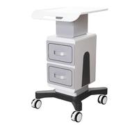 Medical Trolley Cart, Rolling Lab Cart for Hospitals, Clinics, and Laboratories with 2 Drawers and Wheels - Portable Design