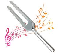 Medical Tuning Fork, 432Hz Tuning Fork, Sound Healing Instruments, 528Hz Aluminum Alloy Tuning Fork with Silicone Hammer Stress Relief Healing Sound Tool Set