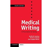 Medical Writing: A Prescription for Clarity – Cambridge University Press