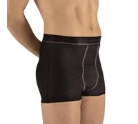 Medically Approved Hernia Boxer Shorts with 2 Removable Pads - Inguinal, Scrotal & Lower Abdominal Support Briefs - Discreet Everyday Wear - Black (XL) Waist 34"
