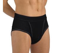 Medically Approved Hernia Underwear For Men - Includes x 2 Hernia Pads - Designed to Contain, Support & Reduce Inguinal, Lower Abdominal & Scrotal Hernias (Black, 2XL) Waist 36"
