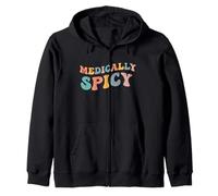 Medically Spicy Chronic Illness Awareness Autoimmune Disease Zip Hoodie