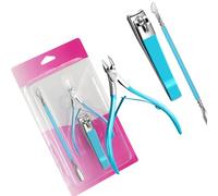 Medicals Stainless Steels Cuticle Nipper Set of 3 Rusts Resistant Easy Sterilizations Ergonomic Grip Nails Tool Ergonomic Handle Cuticle Nippers