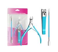Medicals Stainless Steels Cuticle Nipper Set of 3 Rusts Resistant Easy Sterilizations Ergonomic Grip Nails Tool Professional Manicure Scissors Stainless Steels