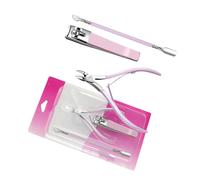 Medicals Stainless Steels Cuticle Nipper Set of 3 Rusts Resistant Easy Sterilizations Ergonomic Grip Nails Tool Home Nail Kit with Stainless Tools