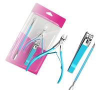 Medicals Stainless Steels Cuticle Nipper Set of 3 Rusts Resistant Easy Sterilizations Ergonomic Grip Nails Tool Home Nail Kit with Stainless Tools