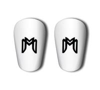 MediCaptain Mini Shin Guards for Football - Small, White, 10 x 6 cm