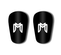 MediCaptain MiniGuards - Mini Shin Pads for Football Players - Small Shin Pads for Men, Women, Teenagers - The Smallest Shin Guards (Black)