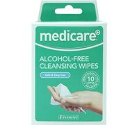 Medicare Alcohol Free Cleansing Wipes, Pack of 10 Wipes