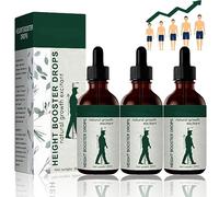 Medicare Height Booster Drops, Height Growth Oil for Adolescent Bone Growth, Natural Herbal Height Increasing Essential Oil, Height Growth for Adults, Bone Growth (3pcs)