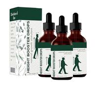 Medicare Height Booster Drops, Height Growth Oil, Height Growth Drops, Sci-Effect Height Growth Oil, Natural Herbal Height Increasing Essential Oil, Promote Adolescent Bone Growth (3pcs)