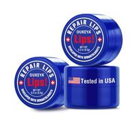 Medicated Lip Balm with Beeswax, Petrolatum, Peppermint Oil, Natural Ingredients, Long-Lasting Hydration and Healing, Moisturizer for Very Dry and Chapped Lips, Echapped Treatment Severe, 3PCS