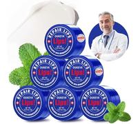 Medicated Lip Balm with Beeswax, Petrolatum, Peppermint Oil, Natural Ingredients, Long-Lasting Hydration and Healing, Moisturizer for Very Dry and Chapped Lips, Echapped Treatment Severe, 6PCS