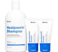 Medicated Shampoo Bundle with 2X Cream for Psoriasis & Eczema - Treatment for Itchy, Cracked & Irritated Skin - Dermatology - Healpsorin
