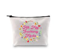 Medication Bag All My F*Cking Meds Medicine Case Adult Humor Medication Zipper Pouch Organization Pills Prescription Heal (Fucking Meds ku)