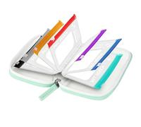 Medication Bag - Pill Pouch, Medicine Bags 14 Compartments, Waterproof Supplement Silicone Case, Color Coding Zippered Pouches for Elderly, Kids, Women, Home, Office, Morning