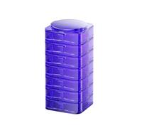 Medication Case with Multiple Sections Tablet Dispenser for Outdoor Activities Home and Offices Use Compact Visible Box with Multiple Sections for Sports and Use