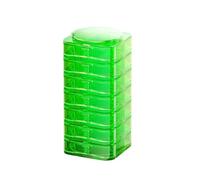 Medication Case with Multiple Sections Tablet Dispenser for Outdoor Activities Home and Offices Use Compact Visible Box with Multiple Sections for Sports and Use